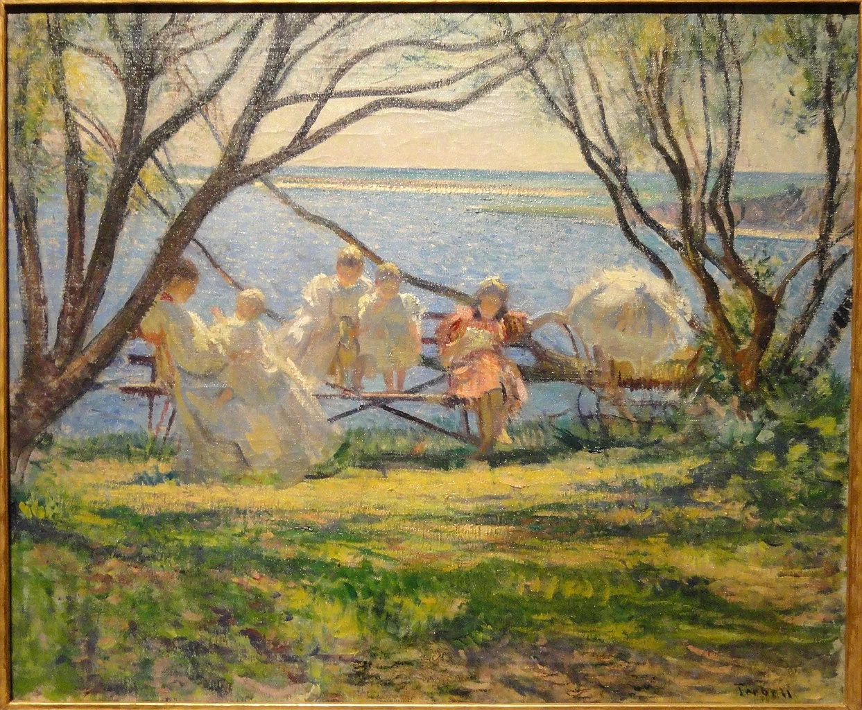 Edmund Tarbell - La mia famiglia a Cotuit, Hood Museum of Art